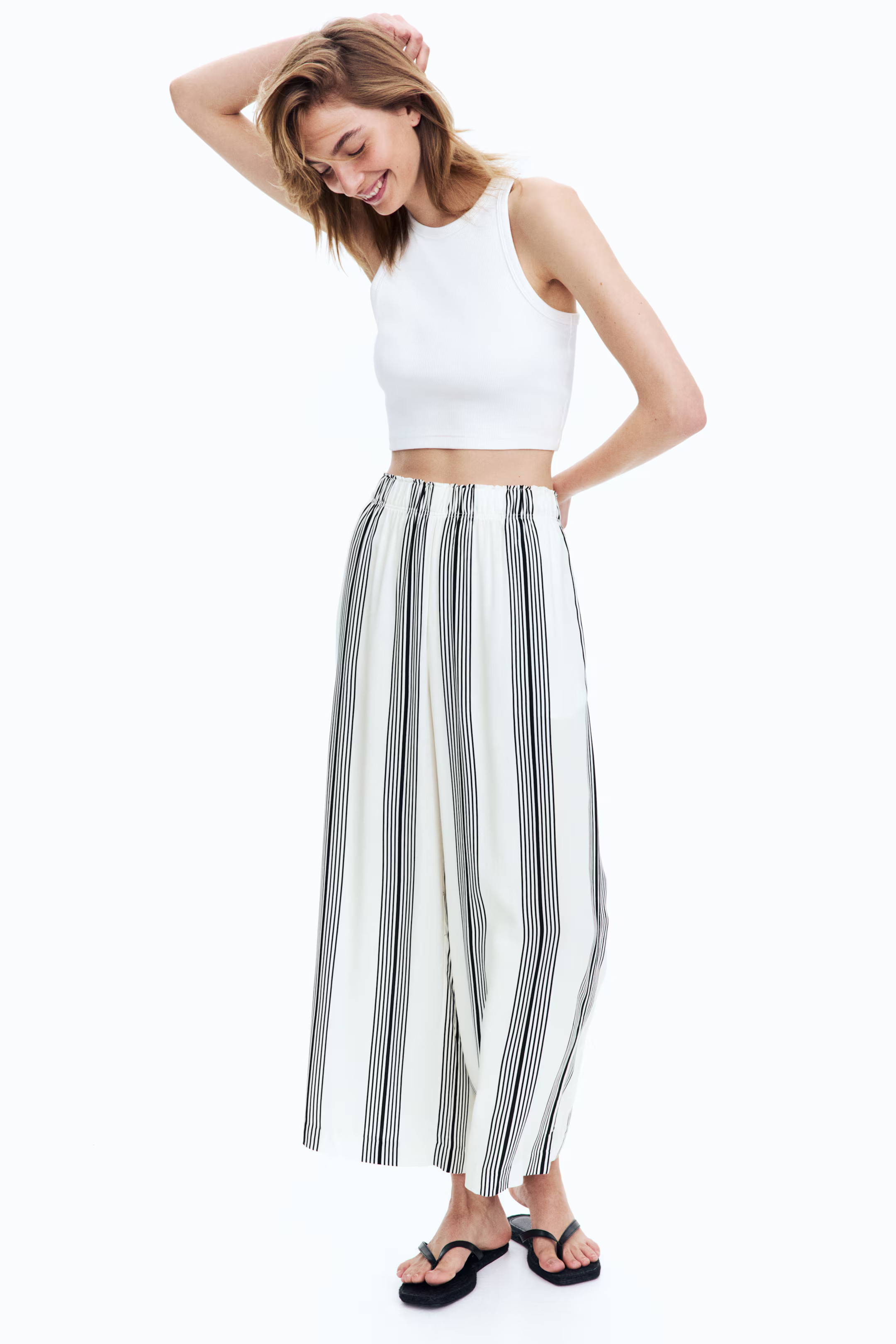 Crop Pull-on Pants | H&M (US + CA)