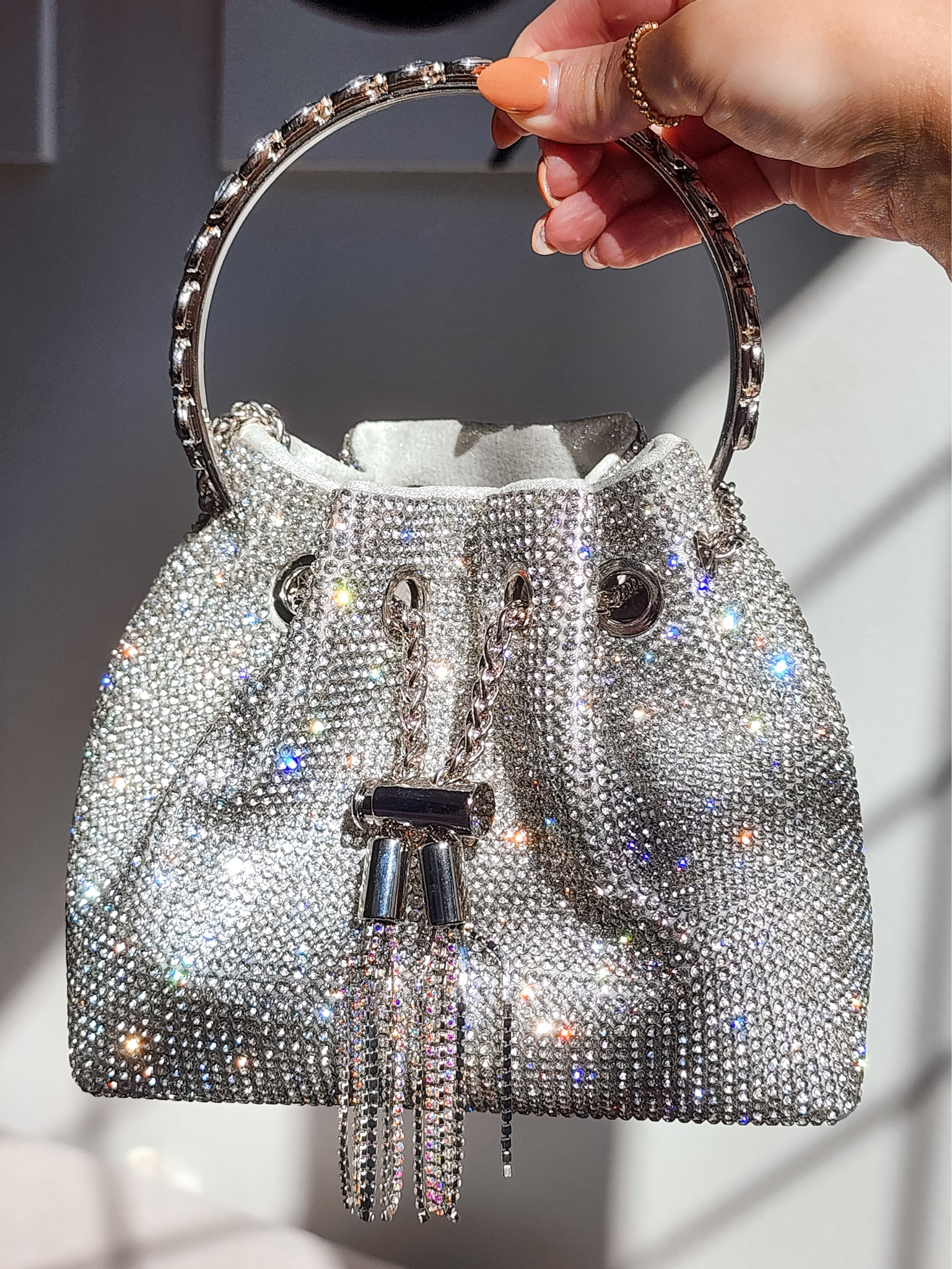 Love this rhinestone embellished bag for holiday season and/or special occasions! On the prime day sale today for $23. 

#LTKunder50 #LTKitbag #LTKxPrimeDay