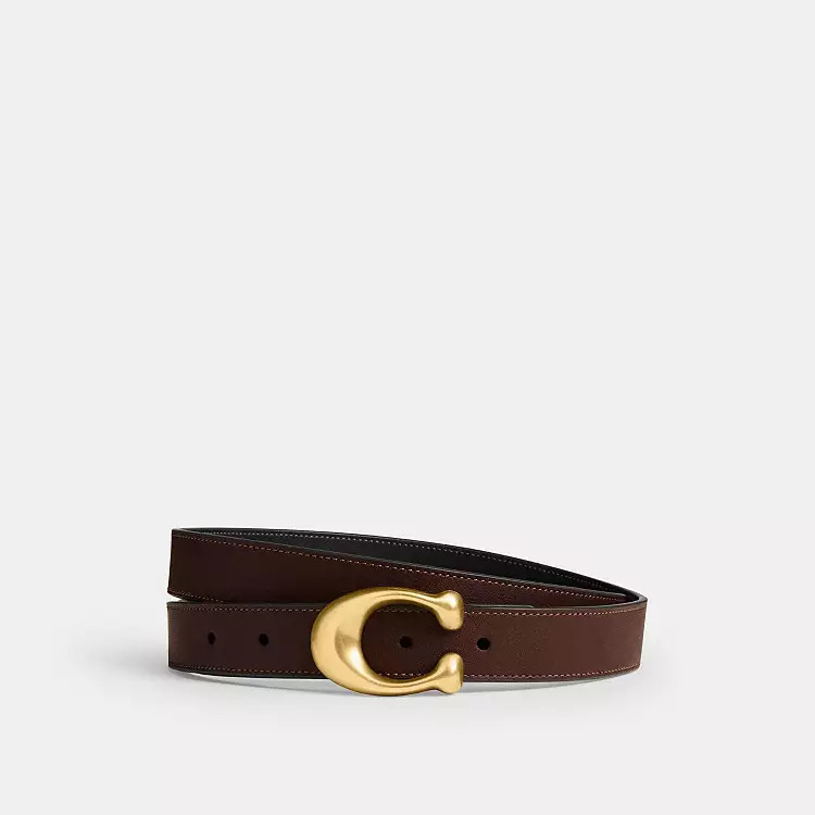 Sculpted C Buckle Reversible Belt, 25 Mm | Coach (US)