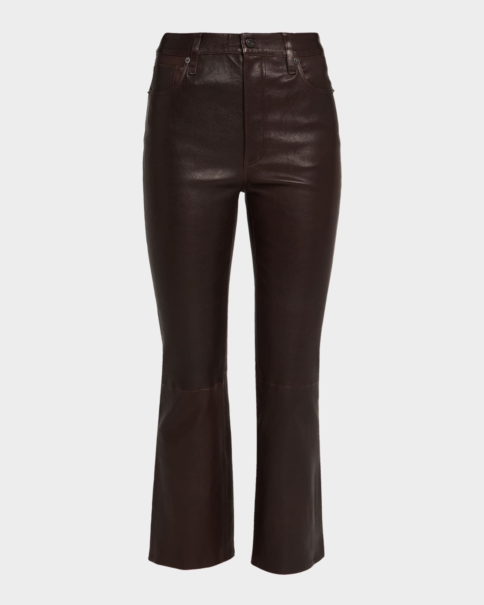 The Leather Reboot Crop Jeans | Neiman Marcus
