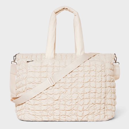 Soft Weekender Bag - A New Day brand from Target - best seller. 

#LTKItBag #LTKSeasonal #LTKTravel