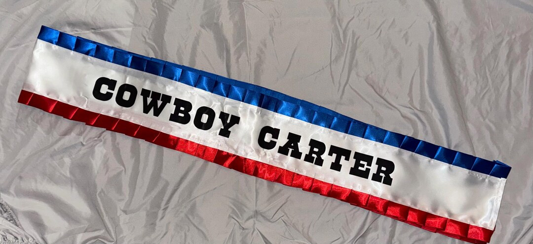 Cowboy Carter Sash, CUSTOM Cowboy Carter Sash, Beyoncé (inspired), - Etsy | Etsy (US)
