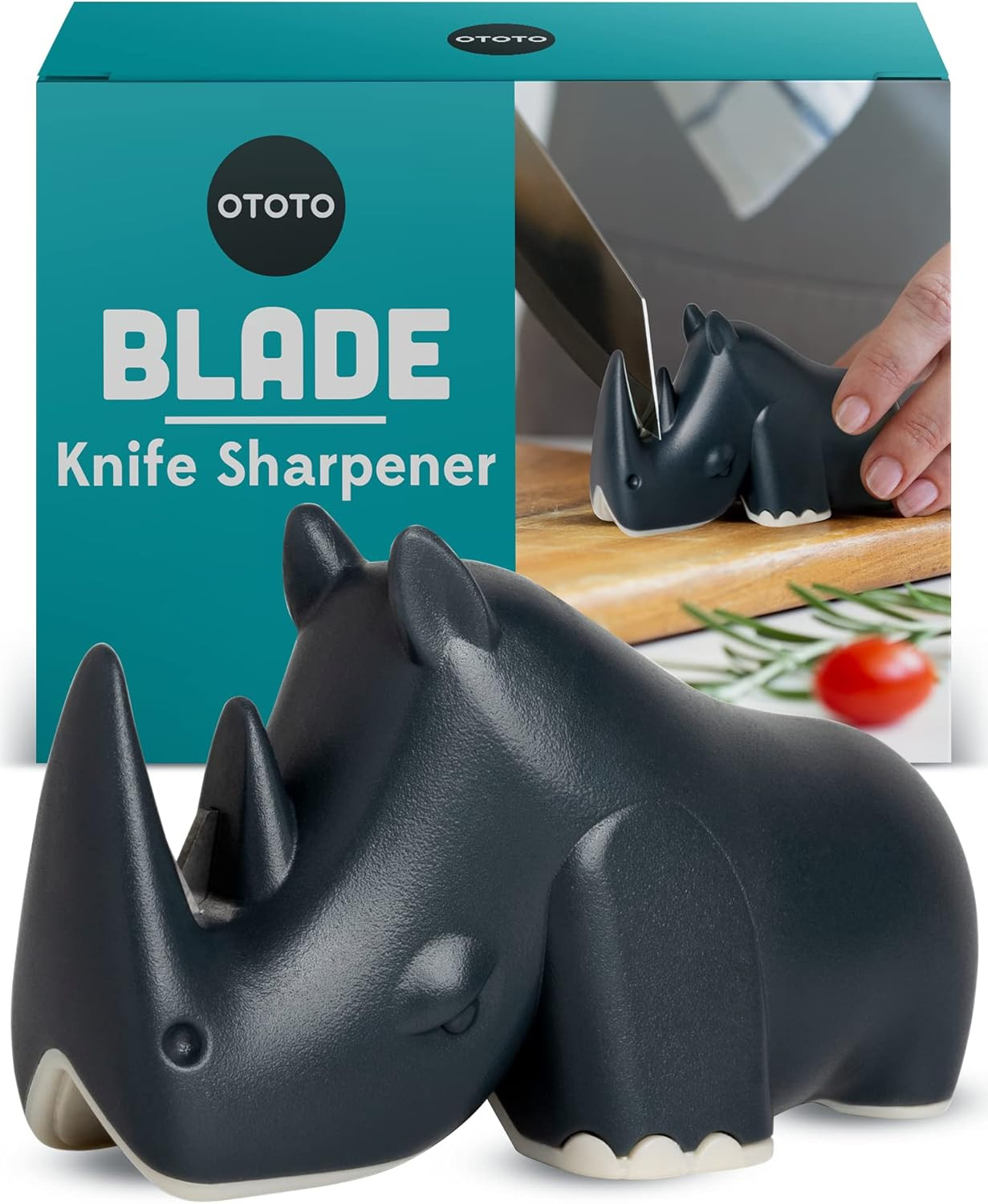 OTOTO Blade Knife Sharpener - Keep Knife Sharper with the Best Knife Sharpener - Fun Kitchen Gadg... | Amazon (US)