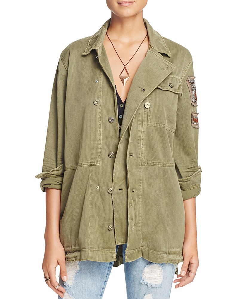 Free People Embellished Military Jacket | Bloomingdale's (US)