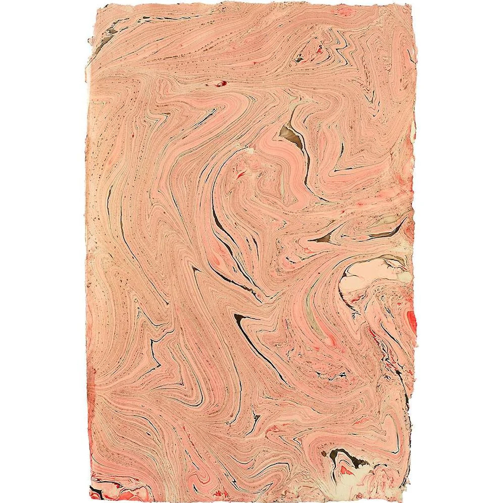 Pink with Gray Marble Handmade Paper | Paper Source