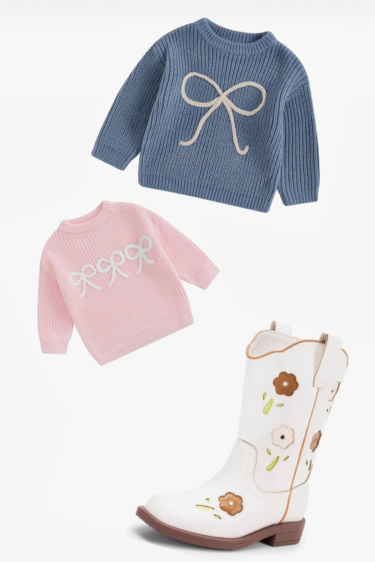 Cutest sweaters and boots