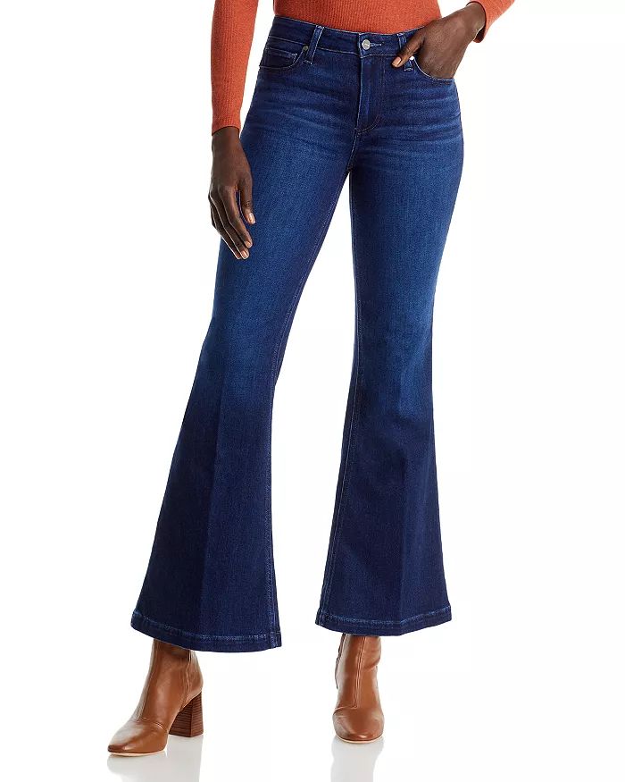 PAIGE Genevieve High Rise Bell Bottom Jeans in Model Back to results -  Women - Bloomingdale's | Bloomingdale's (US)