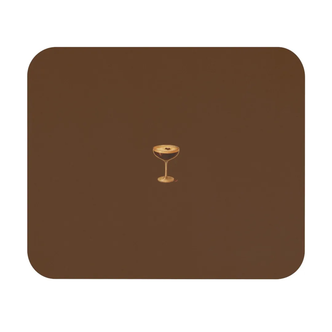 Rectangle Mouse Pad, Chocolate Brown Espresso Martini Desk Mat, Coworker Gift, Office Accessories... | Etsy (US)