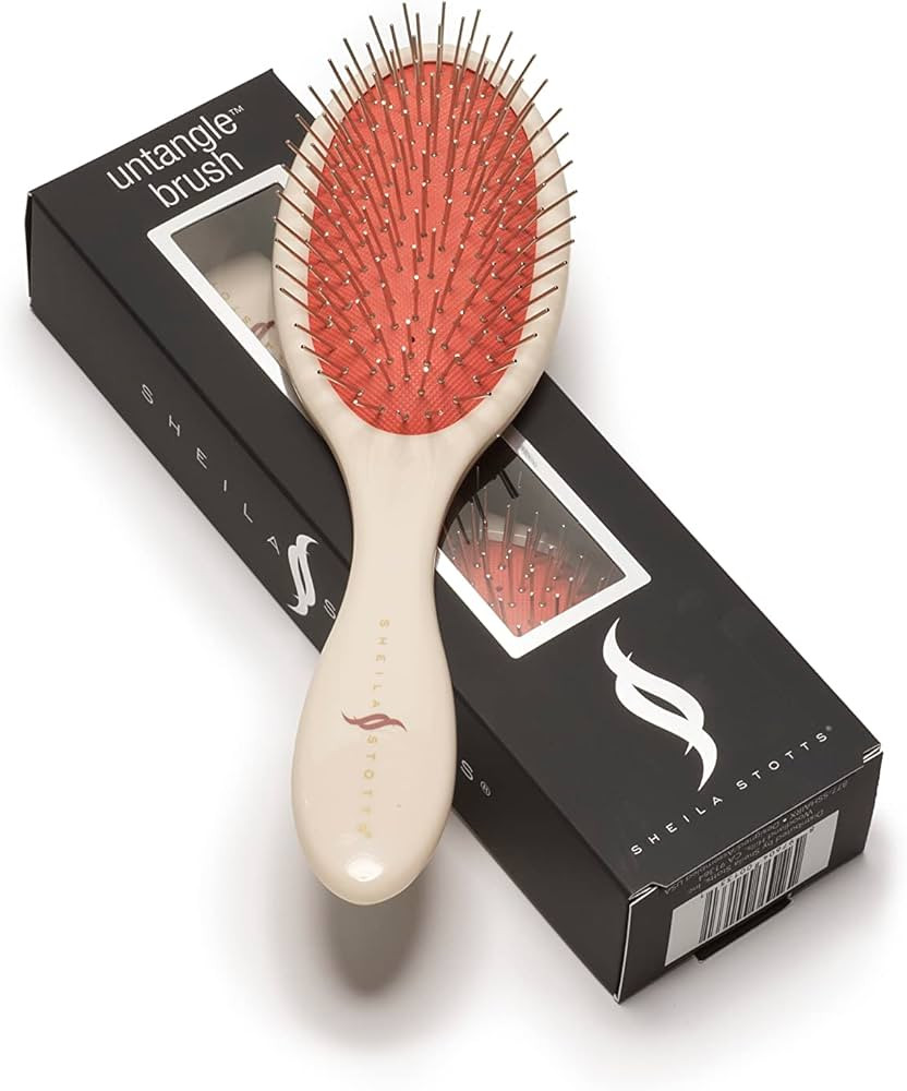 Sheila Stotts Untangle Brush- Detangler Hair Brush W/ Drainage Hole- Detangle Wet, Damp or Dry Ha... | Amazon (US)