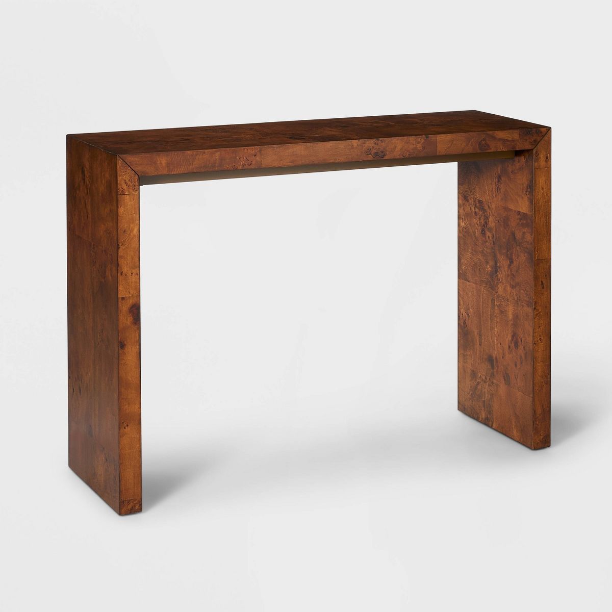 Ogden Burled Wood Console Table Dark Brown (KD) - Threshold™ designed with Studio McGee | Target