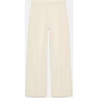 Zara - Straight-Leg High-Waist Trousers - Ecru - Xl - Woman | Zara UK