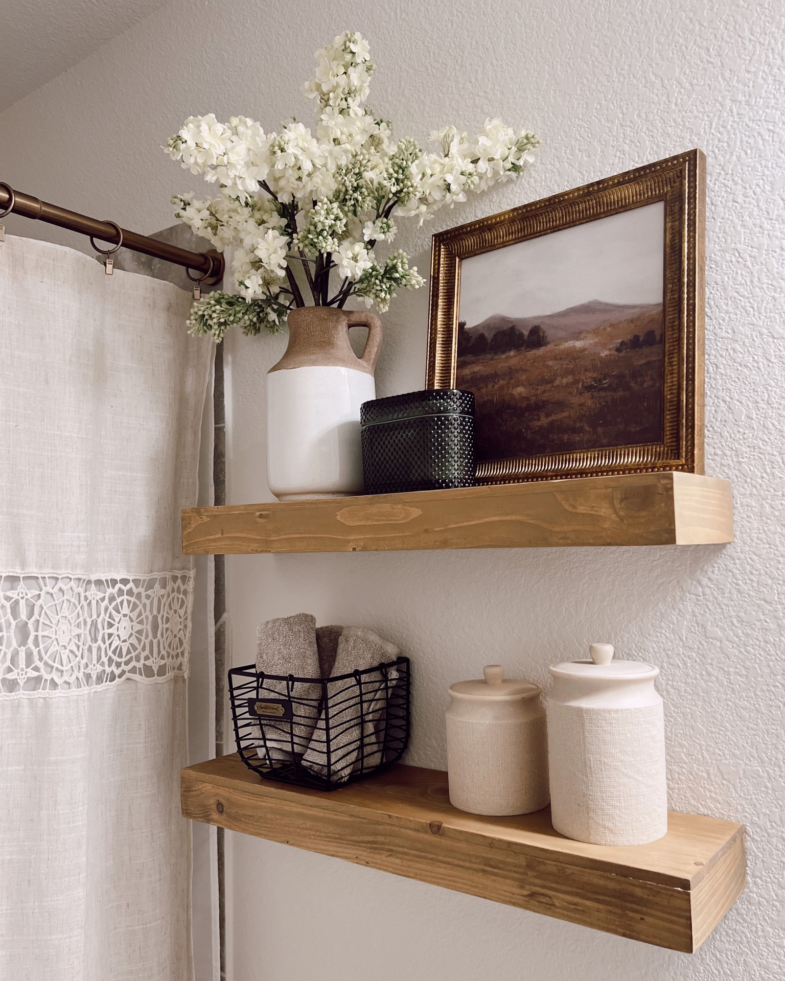 Guest Bathroom Shelves

#bathroomshelves #shelfdecor #bathroom #bathroomdecor #bathroomorganization #home #interiors #forthehome #shower #tub #walmart #target #targethome #masterbathroom #smallbathroom #powderroom #halfbathroom 

#LTKhome #LTKSeasonal #LTKsalealert