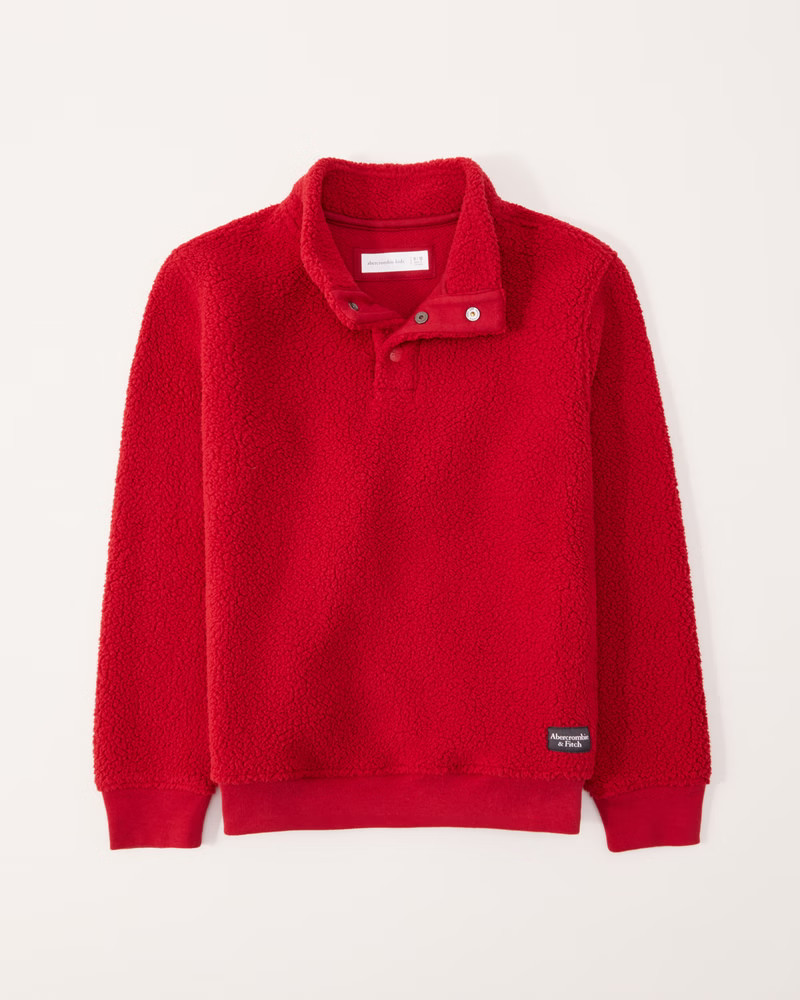 cozy sherpa mockneck | Abercrombie & Fitch (US)