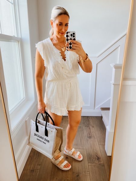 Summer Outfit

Free People Romper - wearing my true size medium. It does overall run a bit generous. Light weight gauze material. Other colors offered. 

#resortwear #freepeople #summerstyle #romper #boho #nashville #greece #countryconcert 

#LTKStyleTip #LTKFestival #LTKTravel