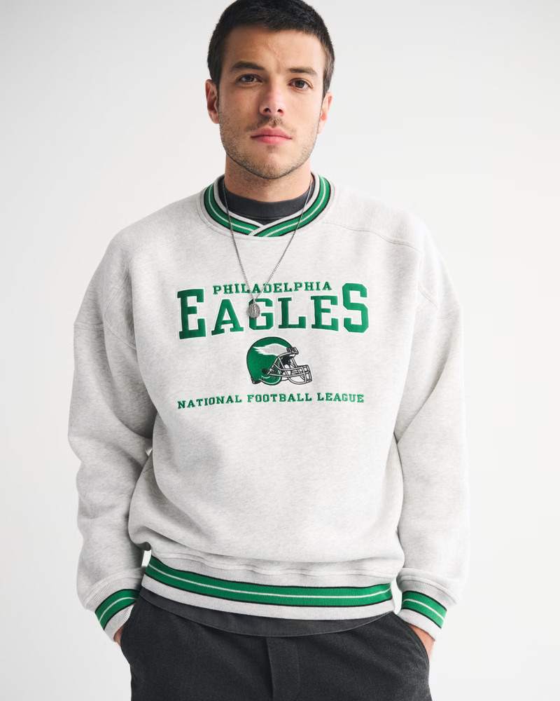 Philadelphia Eagles Graphic Crew Sweatshirt | Abercrombie & Fitch (US)