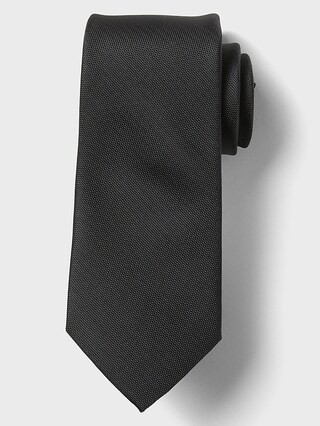 Stain-Resistant Solid Oxford Tie | Banana Republic Factory
