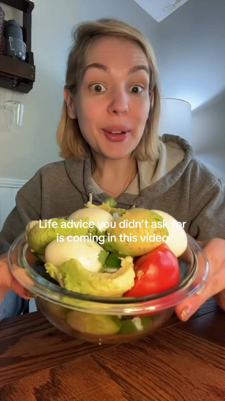 Lunch and life advice! 🥑🍅🫙

#LTKvlog #LTKfoodie