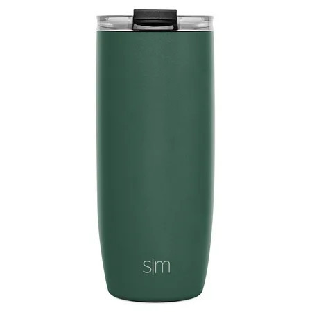 Simple Modern Stainless Steel Vacuum Insulated Voyager Tumbler with Flip Lid and Straws | 20 fl oz | Walmart (US)
