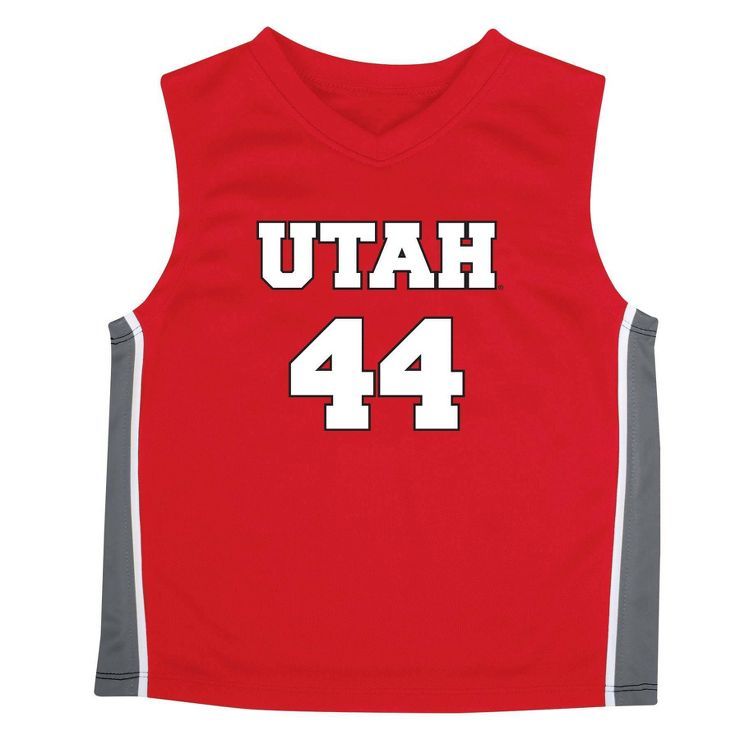 NCAA Utah Utes Boys' Toddler Basketball Jersey | Target