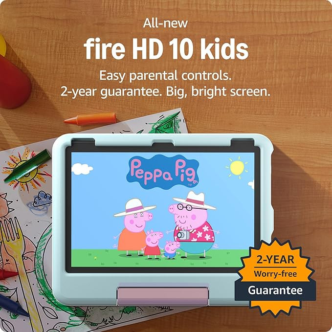 Amazon Fire HD 10 Kids tablet (newest model) | Officially Licensed Peppa Pig Limited-Edition | Amazon (US)
