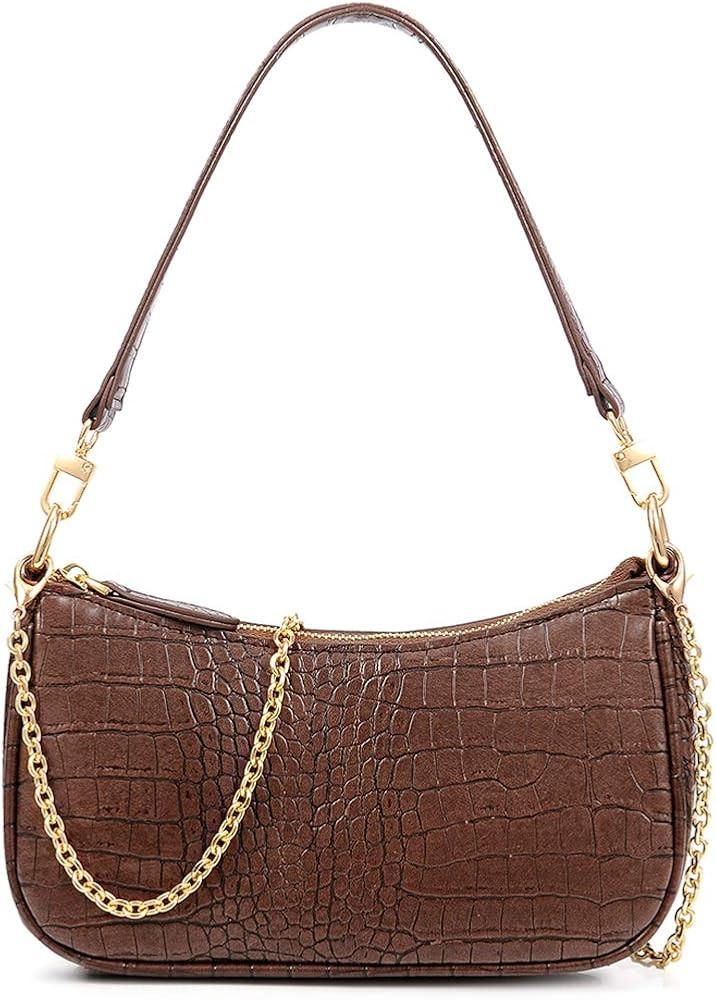 DOREAMALOE Shoulder Bag Retro Classic Purse Clutch Shoulder Tote HandBag with Zipper Closure for ... | Amazon (US)