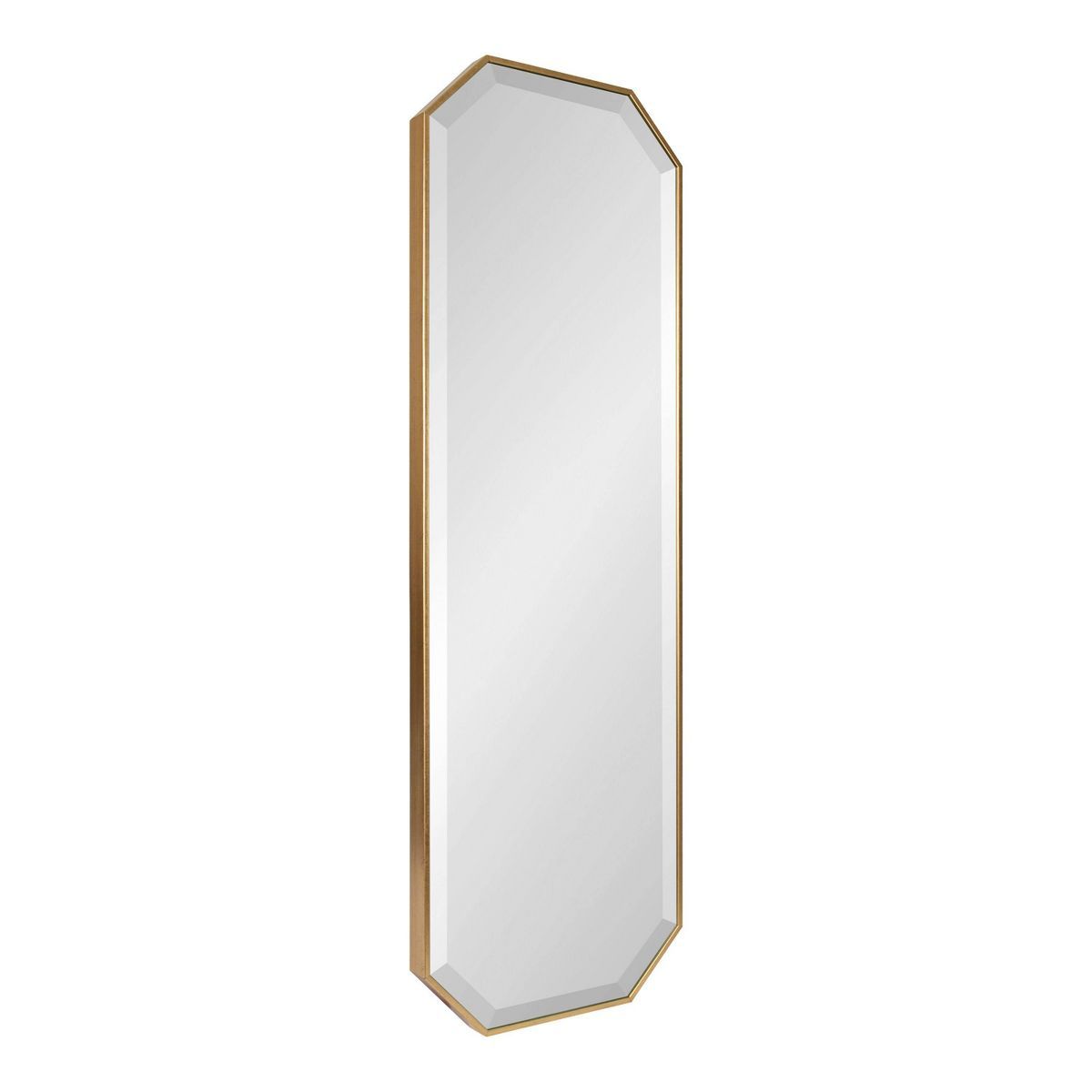 16" x 48" Rhodes Full Length Wall Mirror Gold - Kate & Laurel All Things Decor | Target
