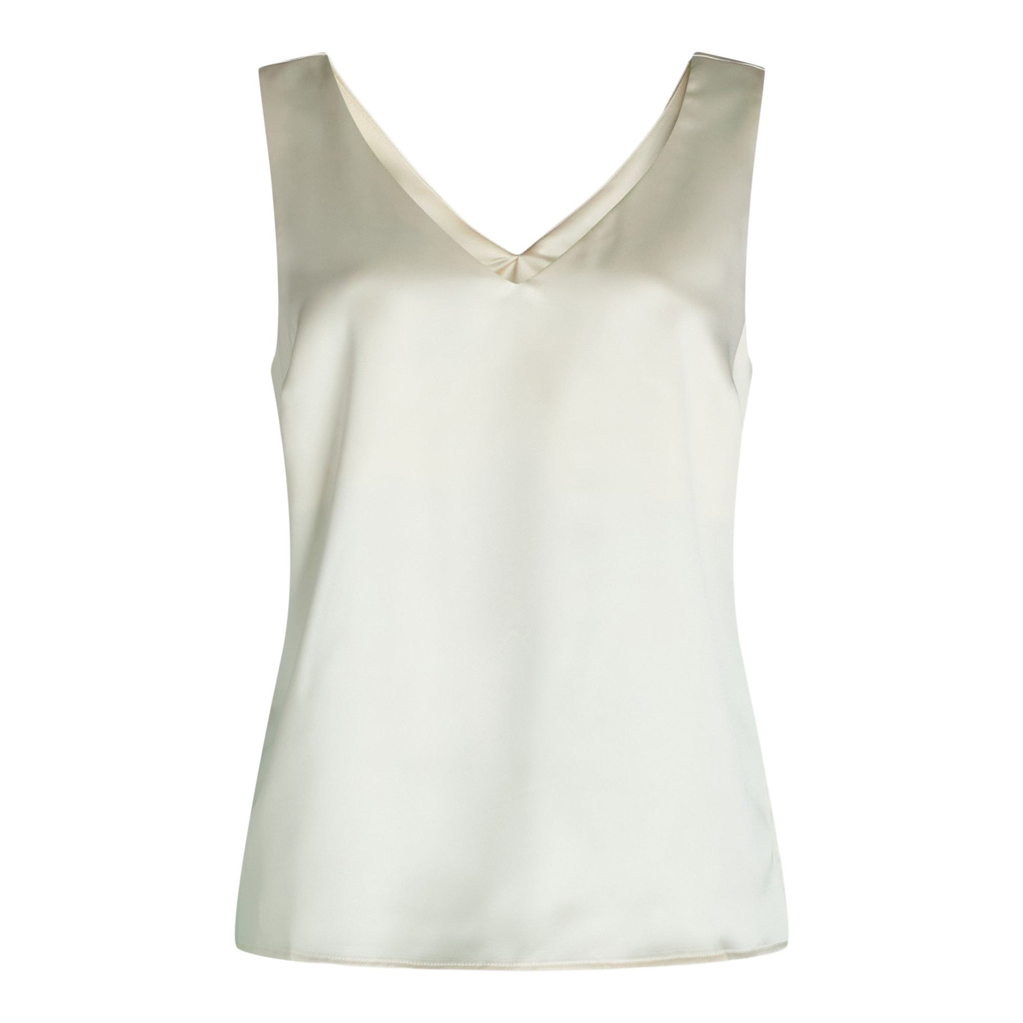 Scoop Women’s Satin Double V Neck Tank Top, Sizes XS-XXL | Walmart (US)