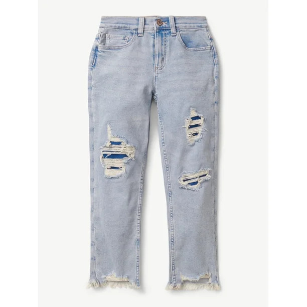 Justice Girls Mini Mom Jeans, Sizes 6-18 | Walmart (US)