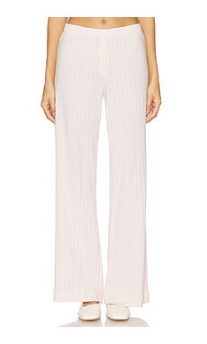 LESET Pointelle Boxer Pant in Petal from Revolve.com | Revolve Clothing (Global)