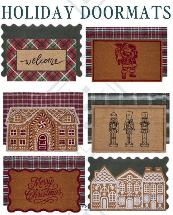 Holiday Doormats from Walmart! | My Texas House | Holiday Home Decor | Front Porch Decor | Christmas Decor 

 #LTKdayinmylife #LTKSeasonal #LTKHome