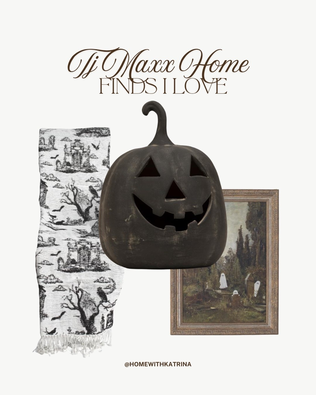 Halloween home decor is officially here 🎃🕷️ If you’re decorating for spooky season, TJ Maxx and HomeGoods are always some of my favorite places to find Halloween decorations without spending a fortune.

Think: Halloween home decor, spooky candles, pumpkins, skeletons, black and orange accents, fall decor, Halloween kitchen decor, and all the cozy-but-spooky finds that make your home feel ready for October. 🖤

I’m linking my favorite TJ Maxx + HomeGoods Halloween finds here so you can shop them before they disappear 👻

#TJMaxx #HomeGoods #TJMaxxFinds #HomeGoodsFinds #HalloweenDecor #HalloweenHomeDecor #HalloweenDecorations #SpookyDecor #FallDecor #HalloweenShopping #HalloweenHome #Halloween2026 #HomeDecor #HomeDecorFinds #FallHomeDecor #SpookySeason

#LTKHome #LTKSeasonal #LTKHome #LTKSaleAlert