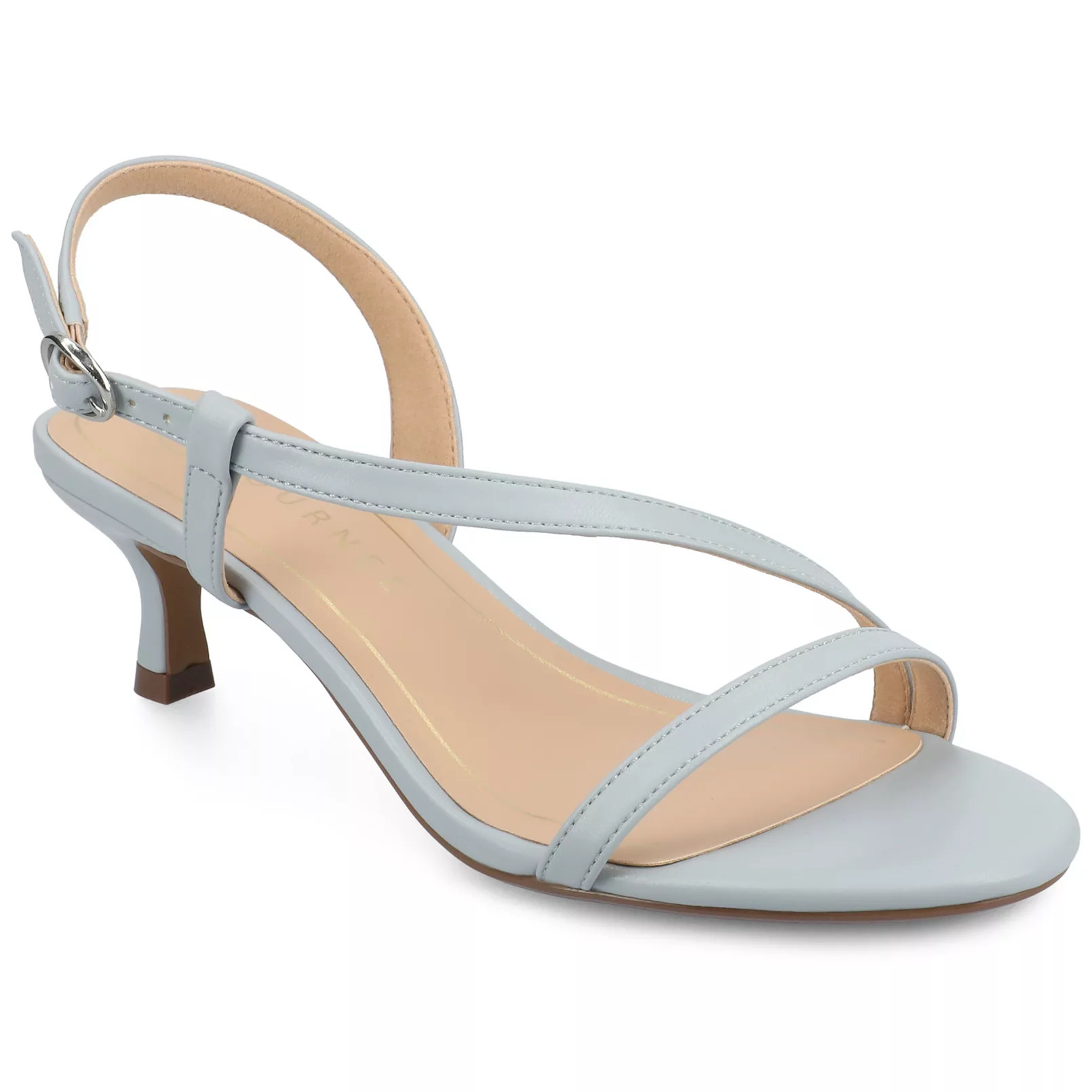 Journee Jemry Women's Crossover Strap Kitten Heel Dress Sandals | Kohl's