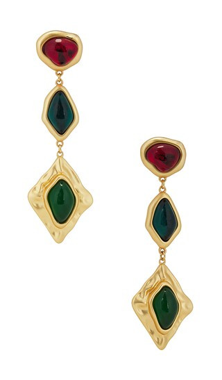 Greenwich Earrings in Gold | Revolve Clothing (Global)