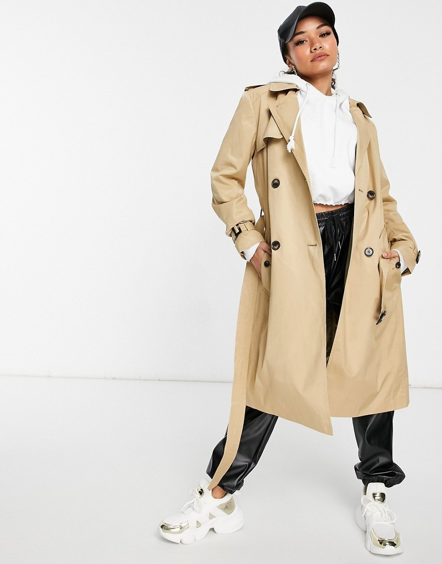 DKNY trench coat in light tan | ASOS (Global)