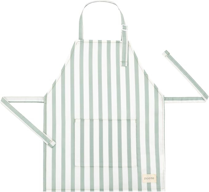 ZICOTO Kids Apron for Girls & Boys - Toddler Apron with Pocket for Cooking, Baking & Crafts - Chr... | Amazon (US)