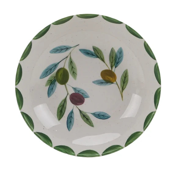 Better Homes and Gardens Bamboo Melamine Olive Dinner Bowl | Walmart (US)