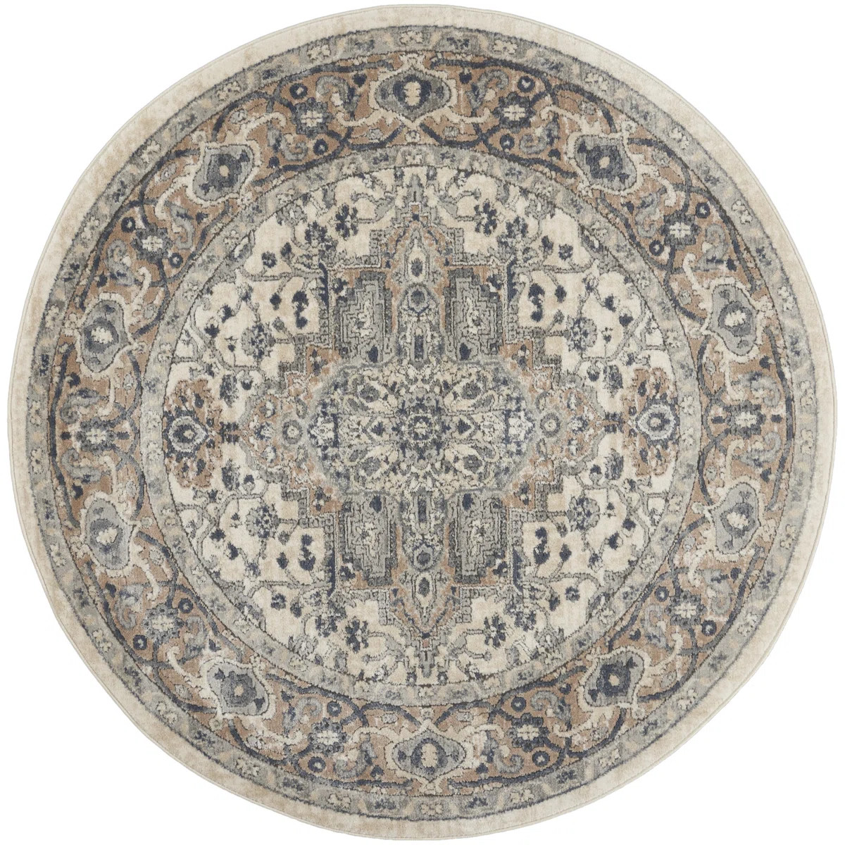 Jurado Oriental Ivory/Gray Area Rug | Wayfair North America