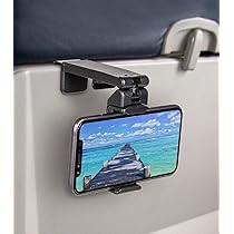 Universal Airplane in Flight Phone Mount. Handsfree Phone Holder for Desk with Multi-Directional Dua | Amazon (US)
