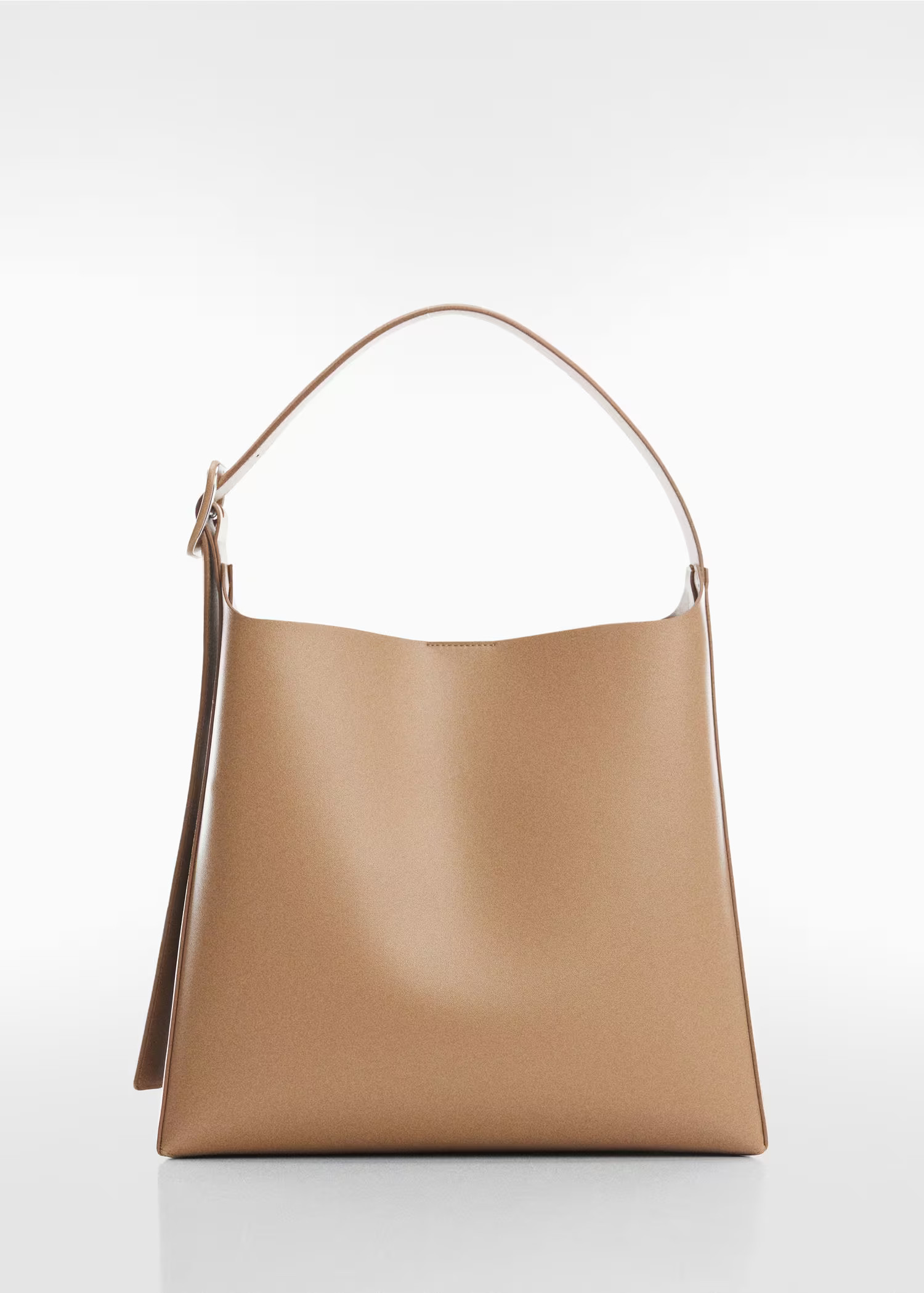 Shopper bag with buckle | MANGO (US)