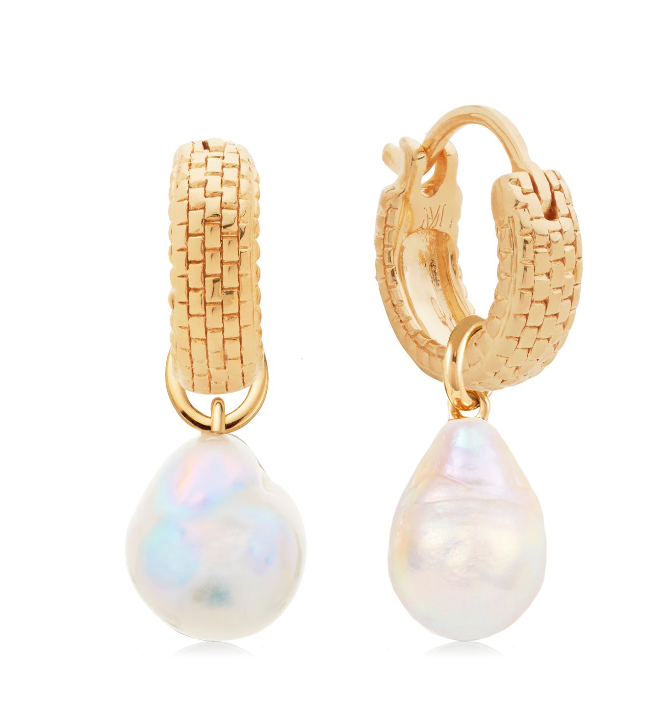 Doina Pearl and Huggie Earrings Set | Monica Vinader (US)