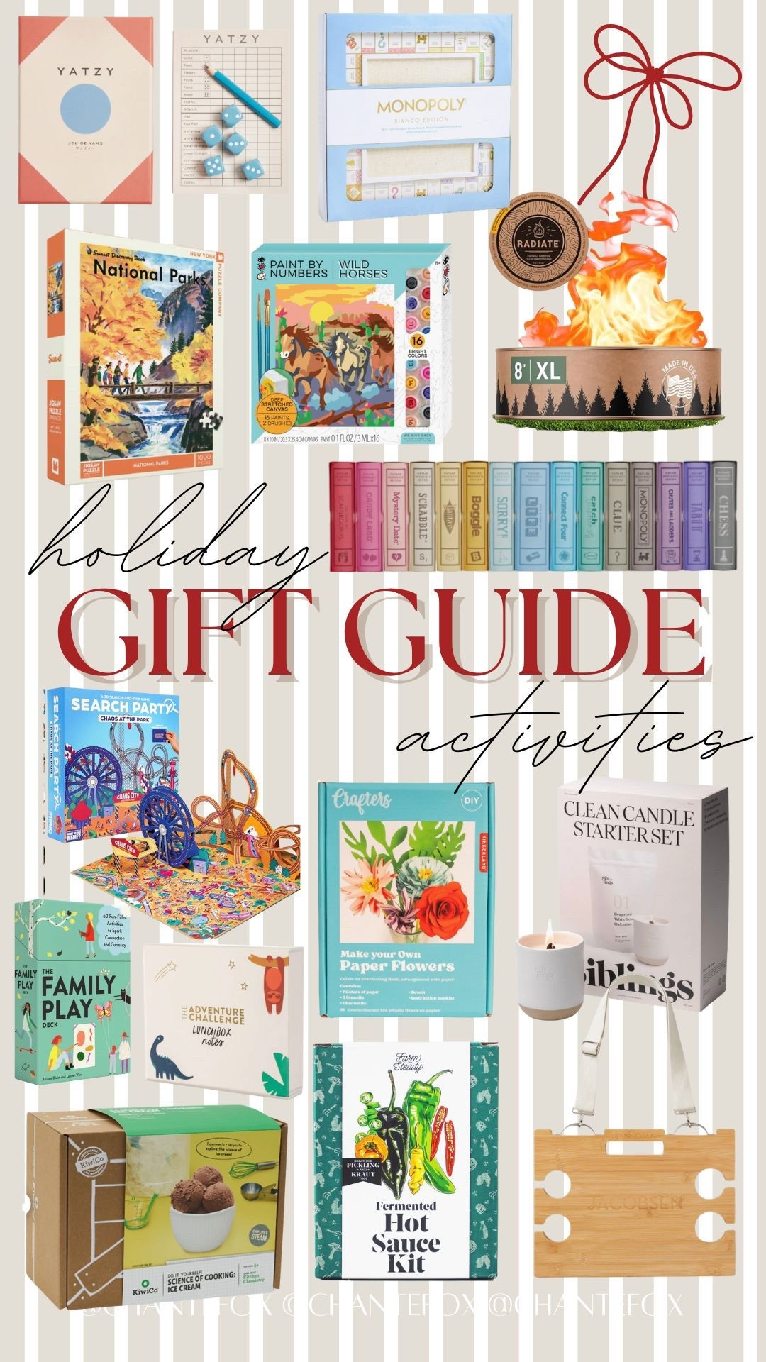 Give the gift of fun this year! These activity-based gifts are all about creating memories—think games, crafts, experiences, and adventures the whole family will love. Perfect for the ones who’d rather make moments than collect stuff.

#ExperienceGifts #ActivityGifts #FamilyFun #HolidayGiftGuide #GiftGuide2025 #LTKHoliday #LTKFamily #MemoryMaking #CreativeGifts #GiftsThatGiveBack

#LTKCyberWeek #LTKFamily #LTKGiftGuide