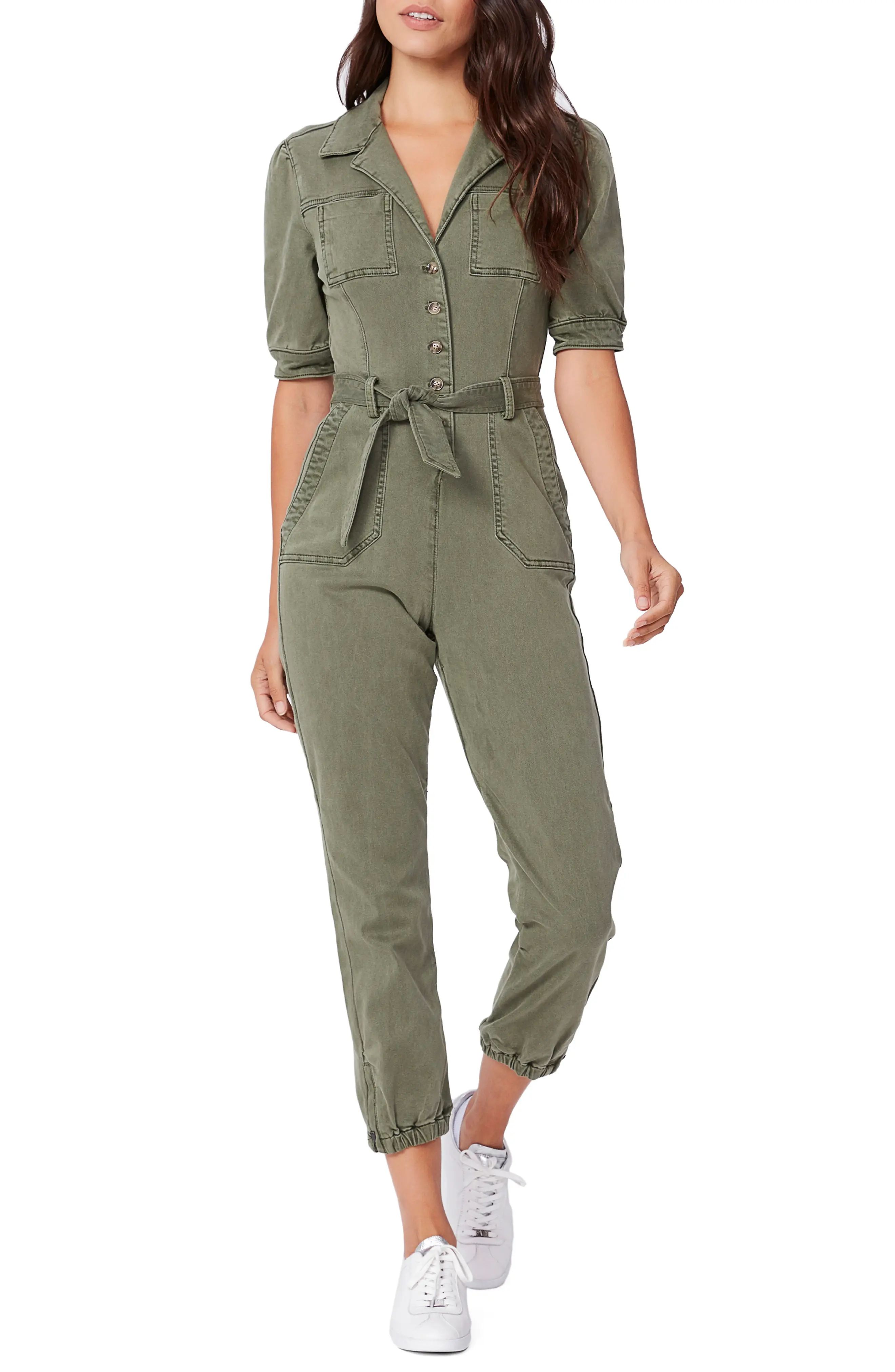 Women's Paige Mayslie Boiler Suit, Size 0 - Green | Nordstrom