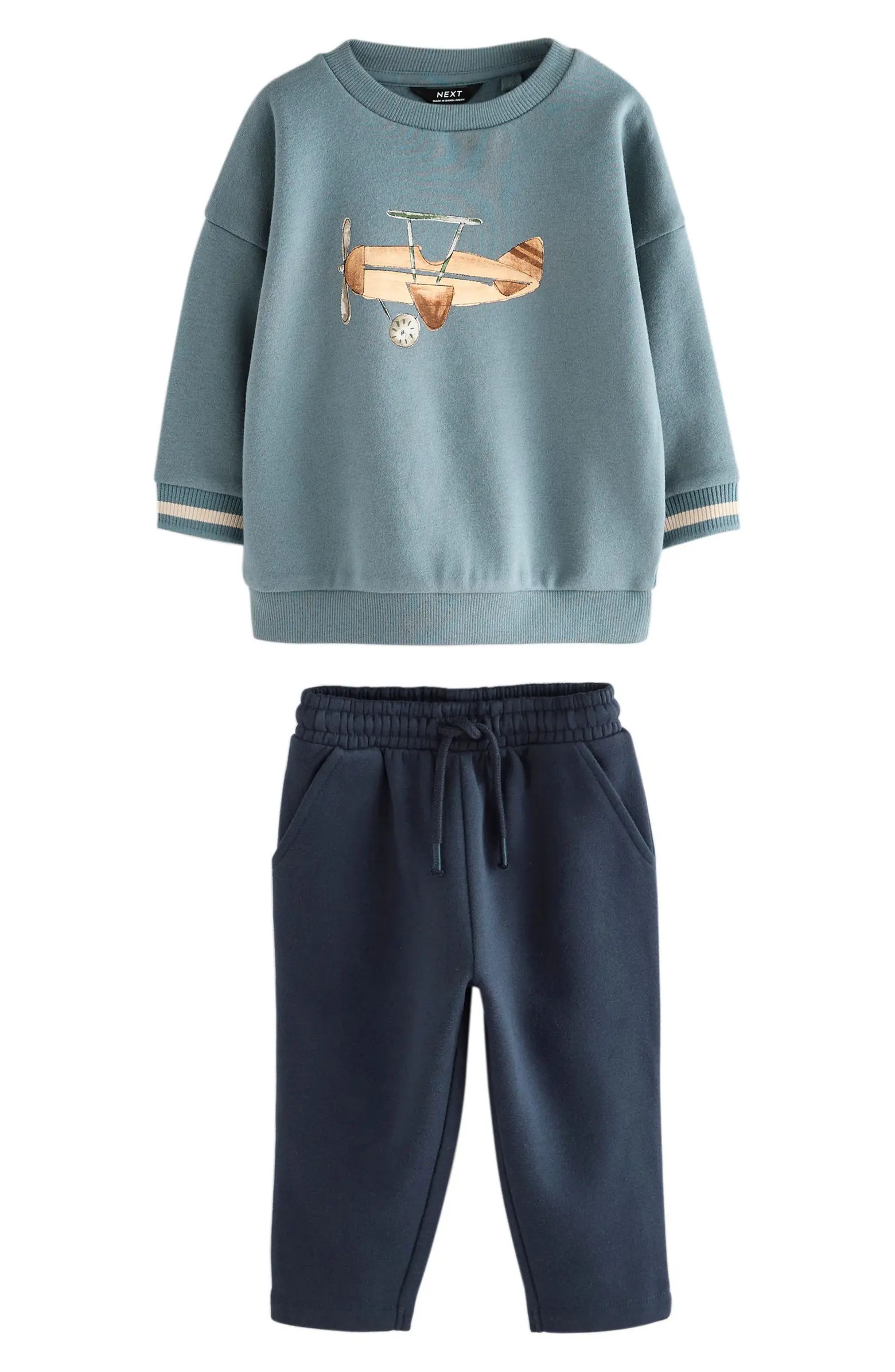 Kids' Airplane Graphic Sweatshirt & Sweatpants Set | Nordstrom