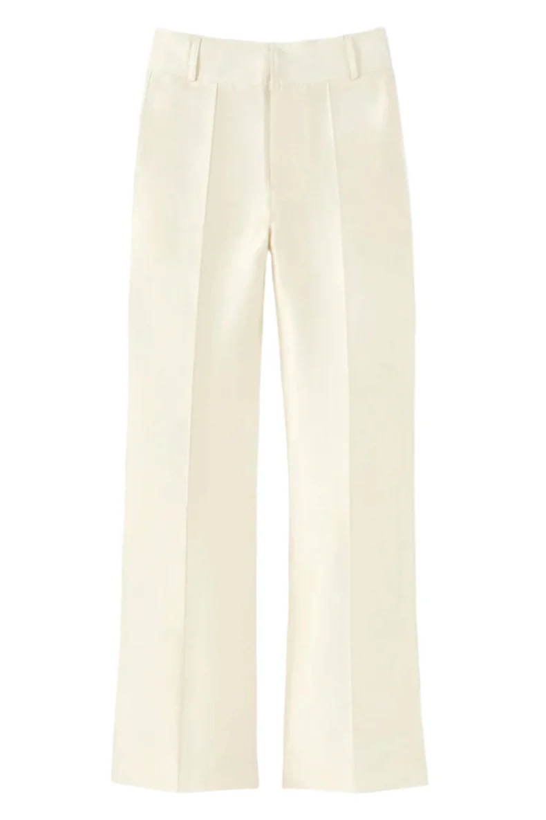 Yoshi Smart Pants in Ivory | Over The Moon