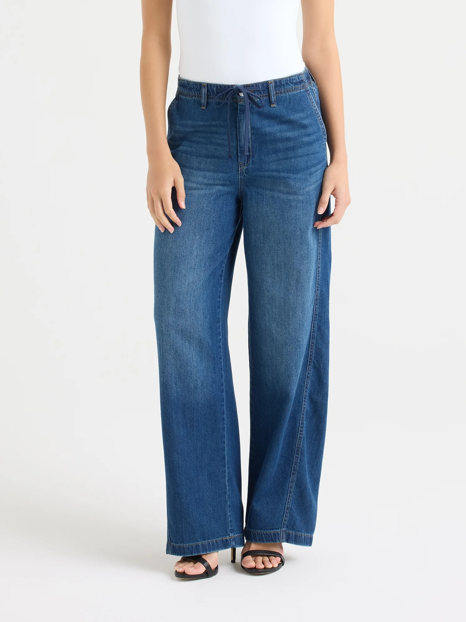 Sofia by Sofia Vergara Women's and Women's Plus Size Diana Relaxed Trousers, 30.5" Inseam, Sizes ... | Walmart (US)