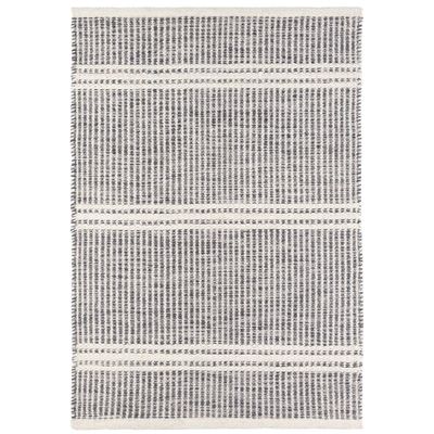 Malta Grey Handwoven Wool Rug | Annie Selke