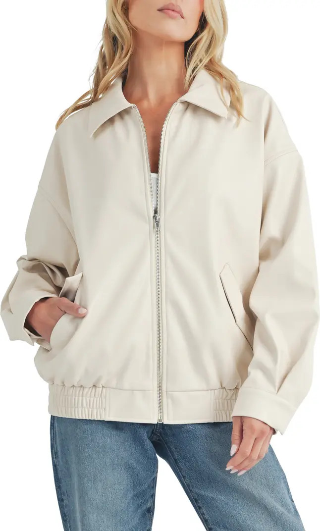 Lush Faux Leather Bomber Jacket | Nordstromrack | Nordstrom Rack