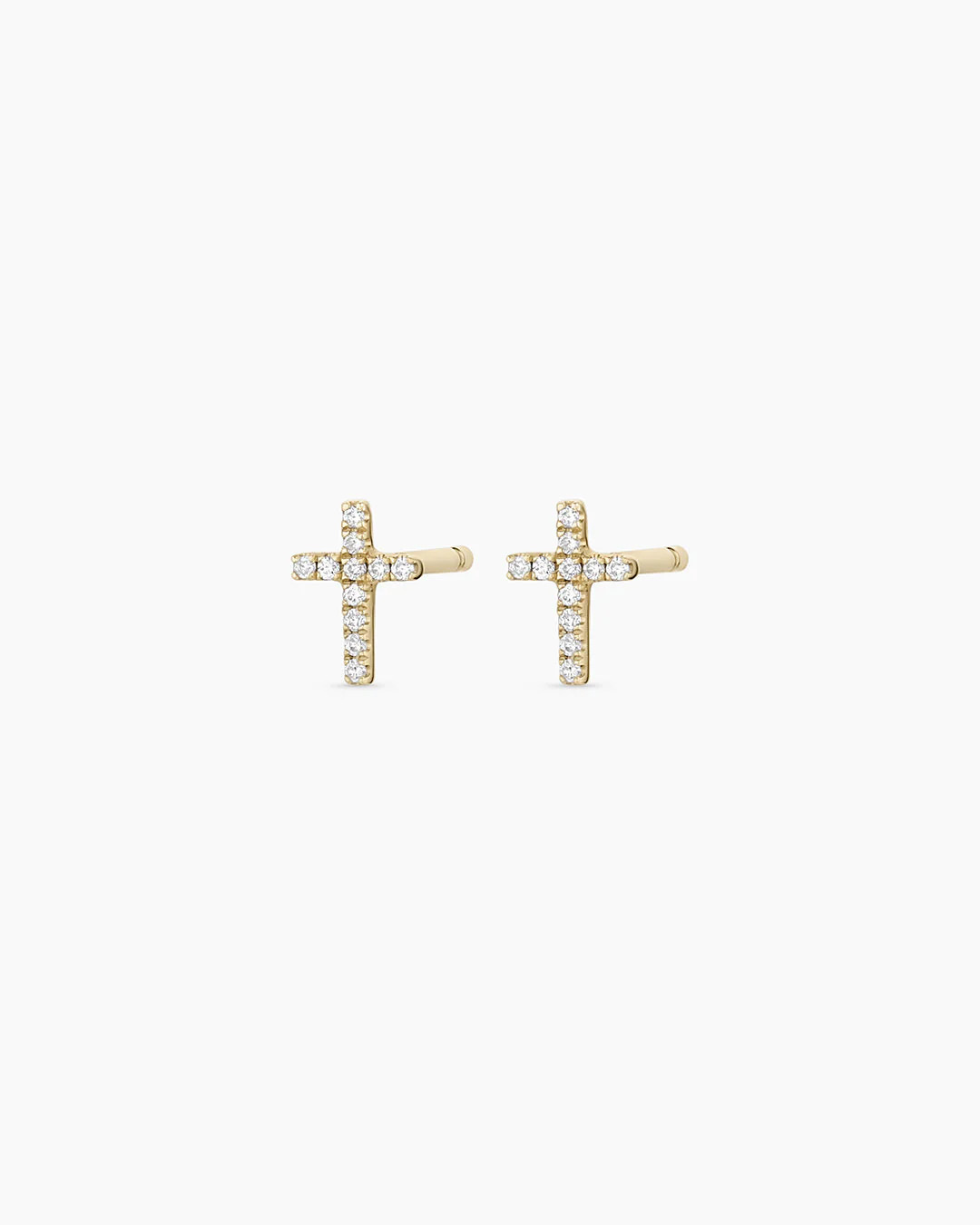 Diamond Cross Studs | Gorjana