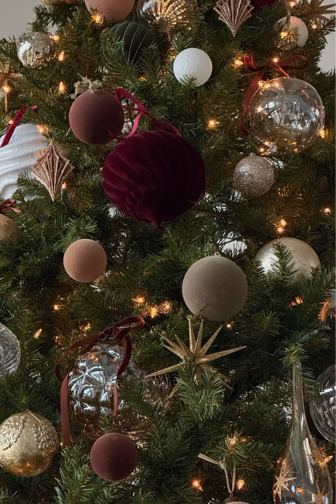 Christmas ornaments, Christmas tree, velvet ornaments, holiday decor, Christmas decor, Wayfair Christmas tree, target home, Walmart home

#LTKSeasonal #LTKHoliday #LTKHome