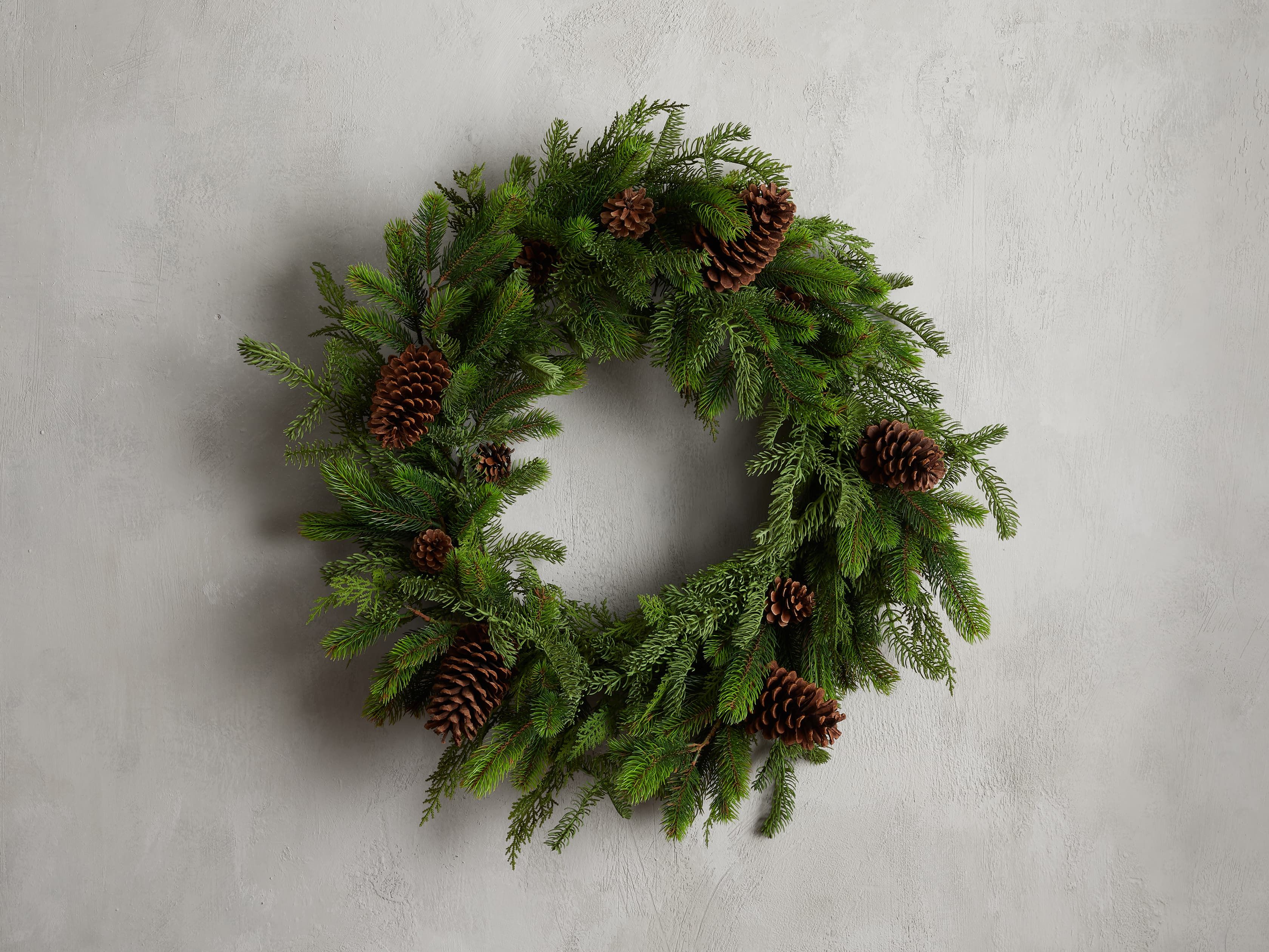 Mixed Pine Wreath | Arhaus